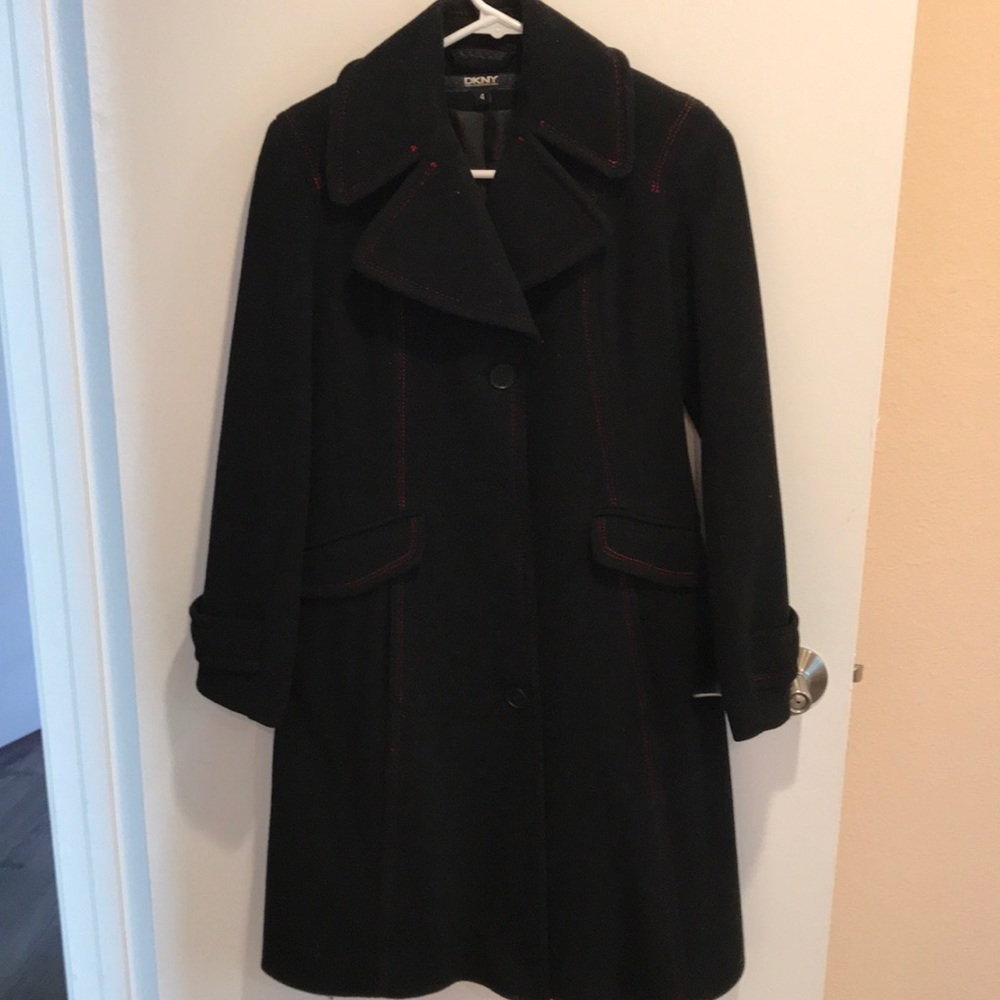 A used DKNY  Long peacoat